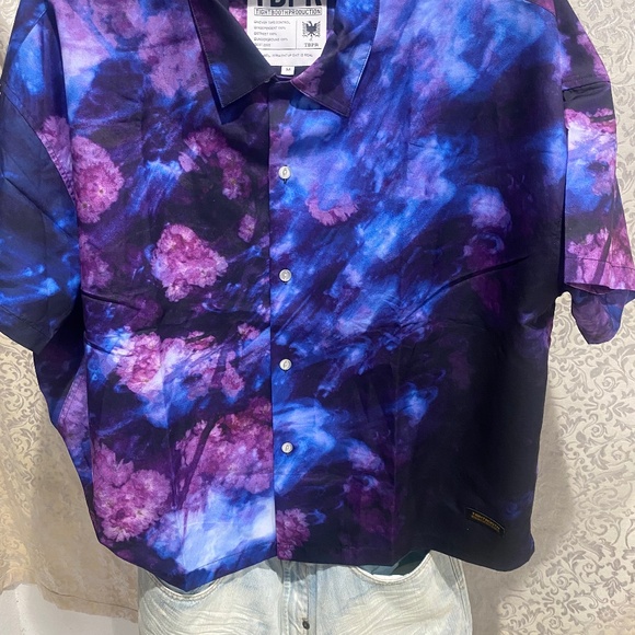 Tight Booth Production(TBPR) Tie Dye Shirt Sz M - Picture 1 of 13